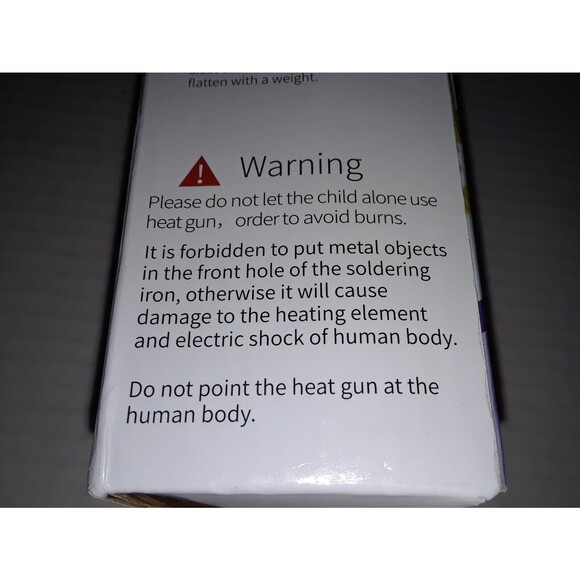 Heat Gun Hand Held Corded Craft Tool Pink - Picture 5 of 7